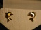 14kt Yellow Gold Dolphin Screwback Stud Earrings