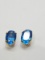 14k Blue Topaz Earrings