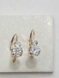 10k Gold Diamond Earrings