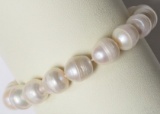 Fresh Water Pearl Flexible Bracelet