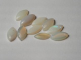 10 Genuine Opals October Birthstone, App. Wt 3.5ct.