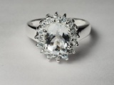 Sterling Silver Cubic Zirconia Ring