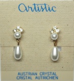 Austrian Crystal Drop Earrings