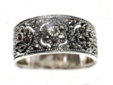 Sterling Silver Marcasite Ring