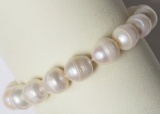 Fresh Water Pearl Flexible Size Bracelet