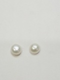 14k Gold Pearl Earrings