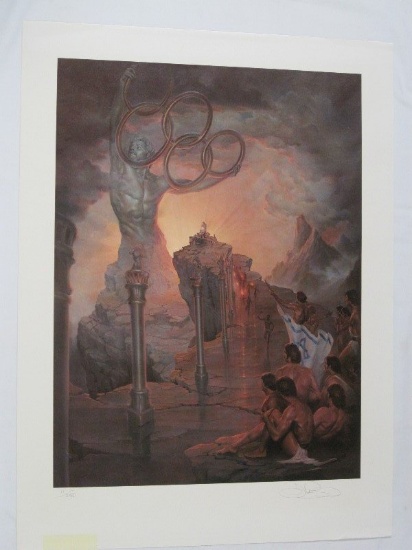 "Israeli Martyrs" Artist Signed John Pitre