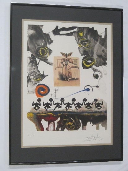 "Memories of Surrealist Gastronomy" Artist Signed Salvador Dali