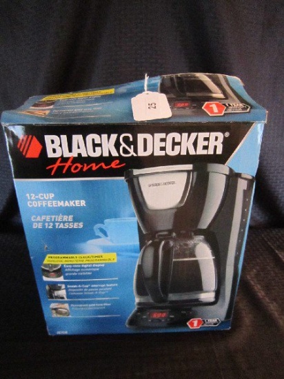 Black & Decker Home 12-Cup Coffee Maker in Box