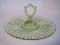 Anchor Hocking Green Depression Glass Center Handle Tray