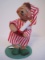 Annalee Doll Bear in Night Shirt w/ Candle 1987