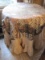 Particle Board Round Accent Tables w/ Table Cloths