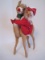 Large Annalee Doll Santa Claus & Rudolph The Red Nose Reindeer