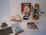 Lot - Cat Books Essential Cat, Cats, Time For Horatio, Paper Back A Dickens of A Cat
