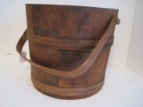 Pine Wooden Bucket w/ Handle