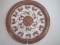 Metal Ornate/Floral Motif Circular Wall Art