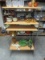Metal/Wood Veneer Shelf, 3 Adjustable Shelves