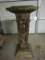 Tin/Sheet Metal Ornate Gilded Pedestal