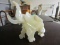 Cut Marble Elephant Decorative Figure Candles