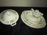 Eggshell Georgian Homer Laughlin Floral Pattern Lot