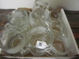 Lot - Globe Theme Glass Cups