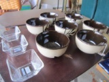 Misc. Ceramic Lot - Bowls, Dolphin Plate, Bucket, Etc.