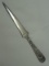 S. Kirk & Son Sterling Floral Repousse Handle Letter Opener w/ Monogram 