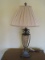 Classic French Style Urn Form Table Lamp Resin Slag Finish Vertical Design Font