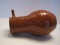 Colonial Williamsburg Pottery Bottle Bird House Brown Glaze/Band Design