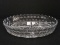 Fostoria American Pattern Crystal 3 Part Oval Relish Dish