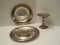 Lot - Silverplate Gorham, Wm. Rogers Mfg. Engraved Bowl