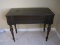 Mahogany Spinet Desk w/ Drawers Lock & Key on Ring Turned Classic Design Legs