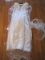 Vintage Wedding Dress w/ Veil/Train Faux Pearl/Lace Design by Mon Cheri