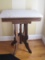 East Lake Walnut Parlor Table w/ Marble Top Traditional Design