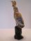 Cloisonné Cockatoo Figurine Perched on Stump