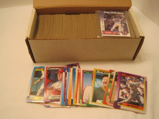 Topps 1990's Baseball Trading Cards Box Full