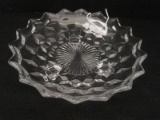 Fostoria American Pattern Crystal Footed Bon-Bon Dish