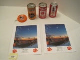 2 Clemson University Stadium Path of Totality Solar Eclipse Prints