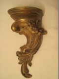 Florianna Acanthus Leaf Corbel Gilt Patina Shelf