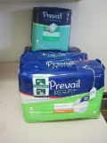 3 Packages Prevail Per-Fit Size Medium Underwear, 1 Package Prevail Underpads