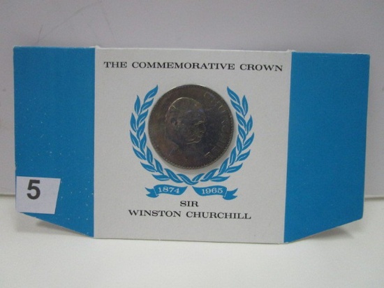 1965 The Commemorative Crown Sir Winston Churchill 1874-1965 Medallion