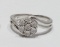 Sterling Silver 7 Diamonds Ring