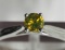 10kt White Gold Yellow Diamond 0.22ct Ring