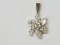 10k Yellow Gold Cubic Zirconia Pendant