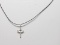 Cross Pendant on Necklace 925 Silver