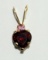 10k Tourmaline Garnet 0.50ct Pendant