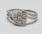 Sterling Silver 7 Diamonds Ring