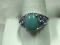 Sterling Silver Turquoise and Tanzanite Ring