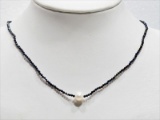 Spinel and Pearl Necklace