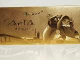 Five 24kt Yellow Gold Foil Christmas 